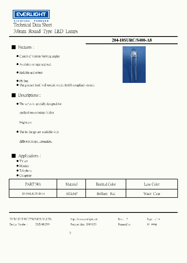 204-10SURC-S400-A810_1164269.PDF Datasheet