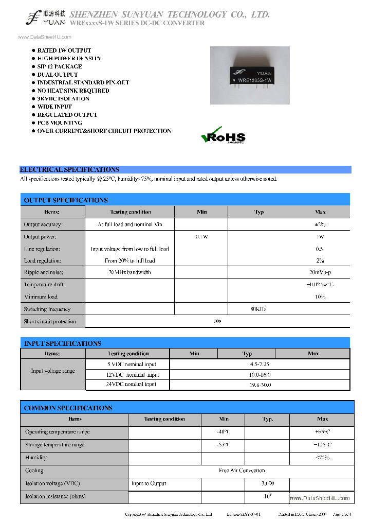 WRE05XXS-1W_886548.PDF Datasheet