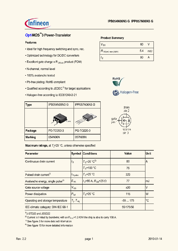IPP057N06N3G_1169285.PDF Datasheet