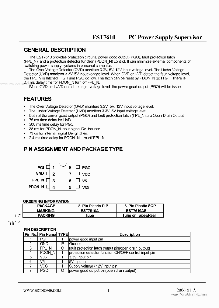 EST7610_873609.PDF Datasheet