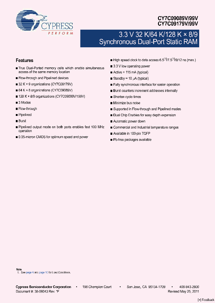 CY7C09099V-7AXI_1173567.PDF Datasheet