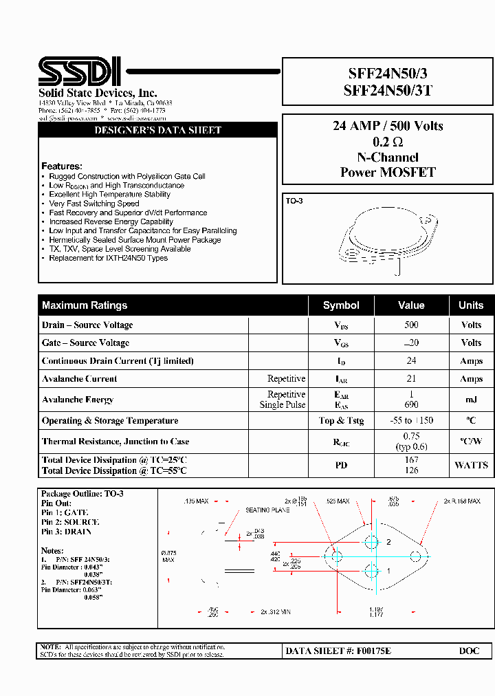 SFF24N503T_726188.PDF Datasheet