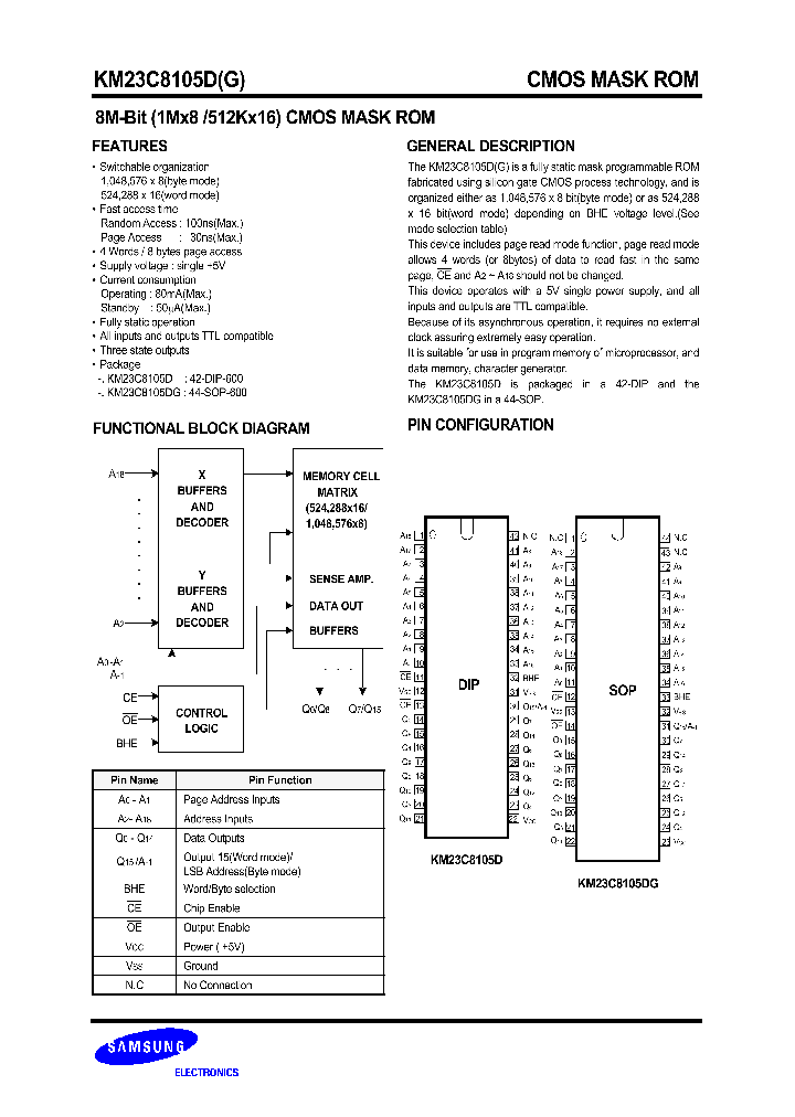 KM23C8105D_726172.PDF Datasheet