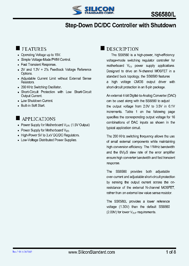 S6580LCNTB_1178767.PDF Datasheet