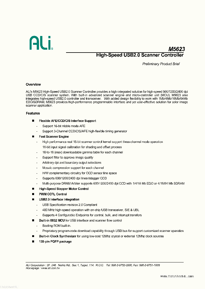 M5623_892175.PDF Datasheet