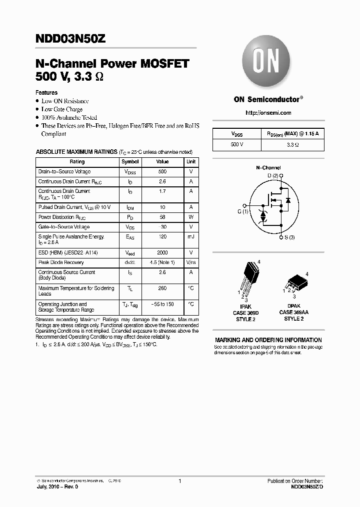 NDD03N50Z-1G_1183931.PDF Datasheet