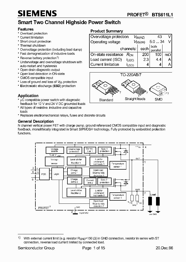 BTS611-L1_1196220.PDF Datasheet