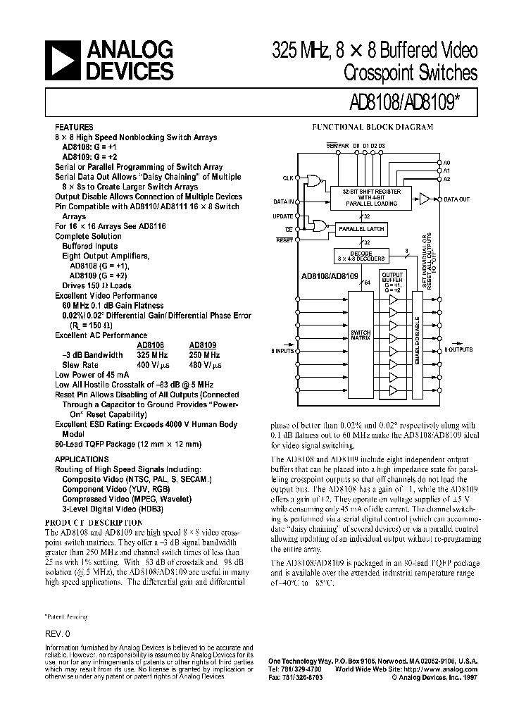 AD8108_916158.PDF Datasheet