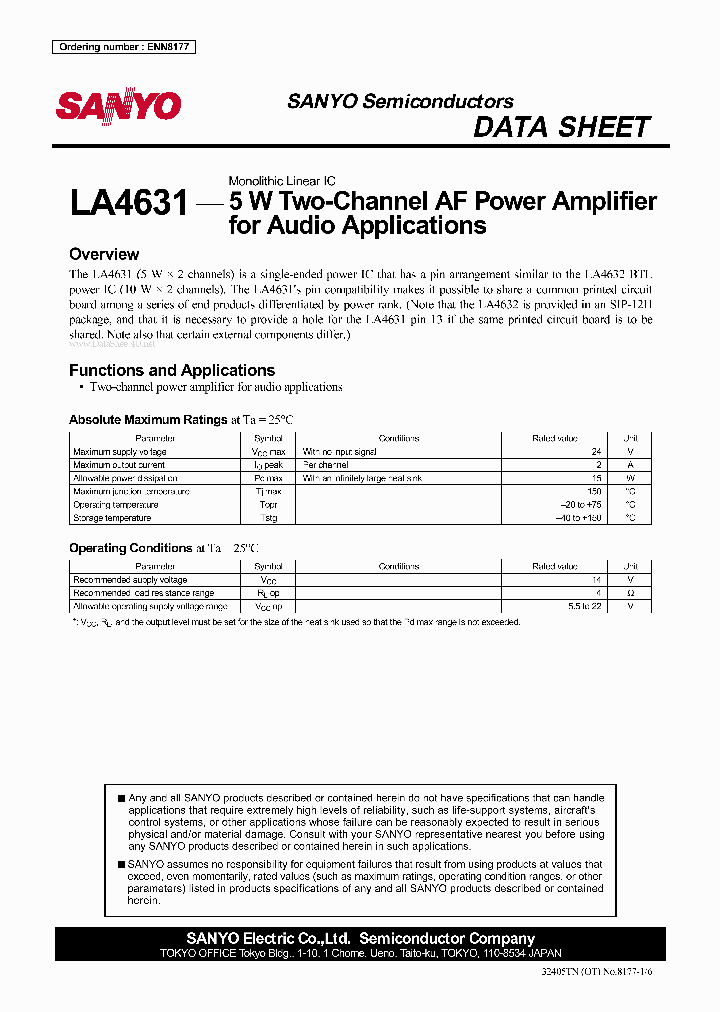 LA4631_916334.PDF Datasheet