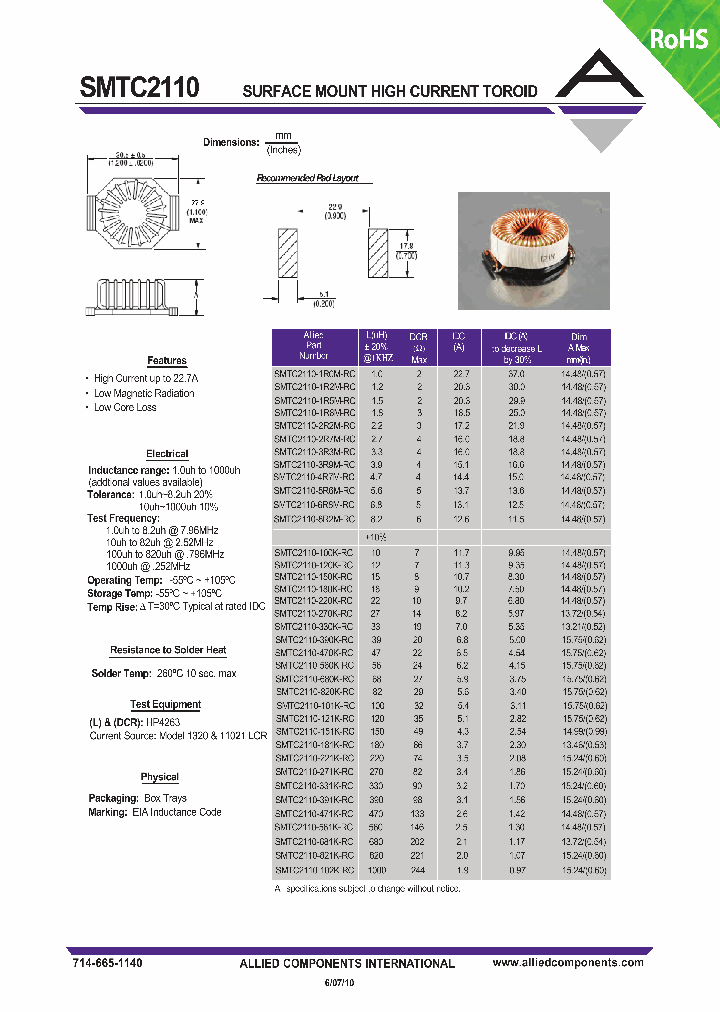SMTC2110-270K-RC_1186973.PDF Datasheet