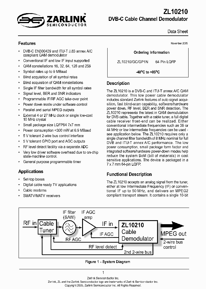 ZL10210GC_1189117.PDF Datasheet