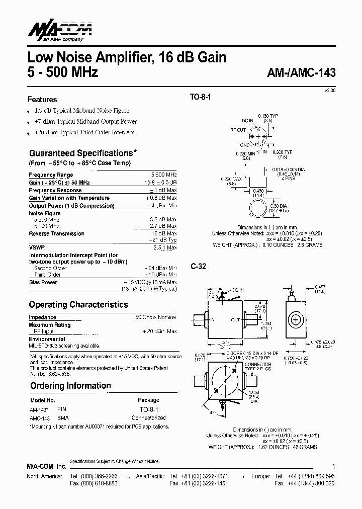 AMC-143_729816.PDF Datasheet