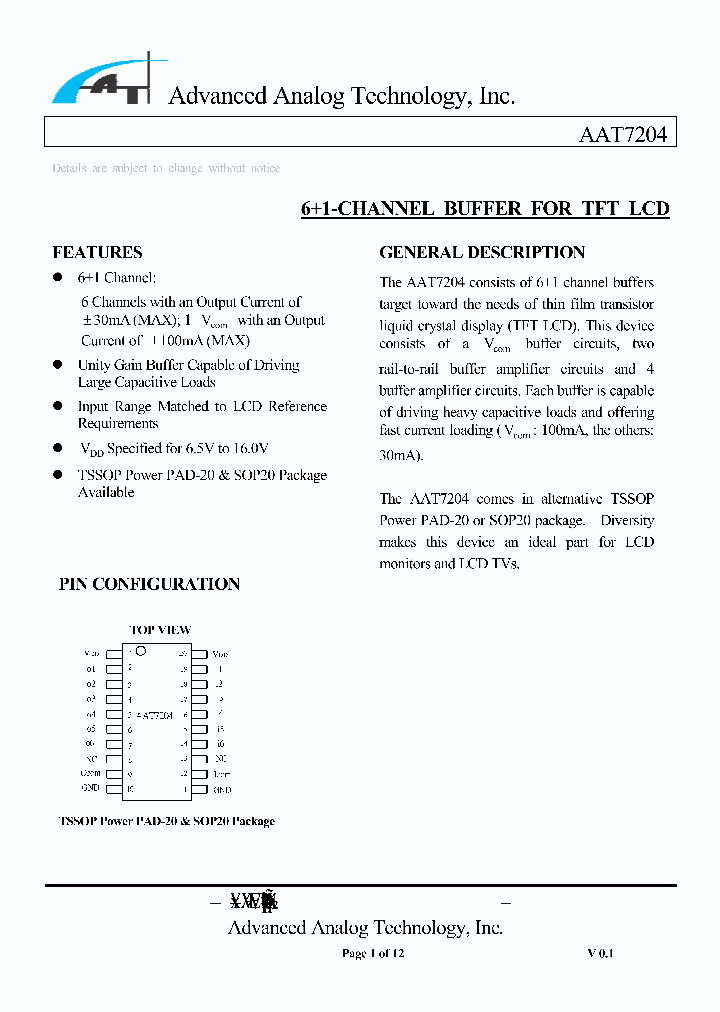 AAT7204-S8-T_730494.PDF Datasheet