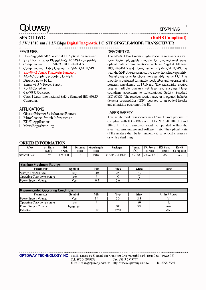 SPS-7111WG08_1193623.PDF Datasheet