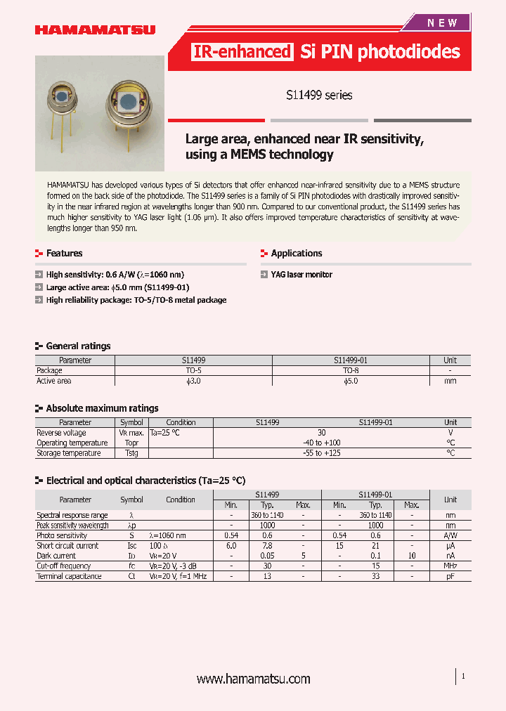 S11499-01_1194615.PDF Datasheet