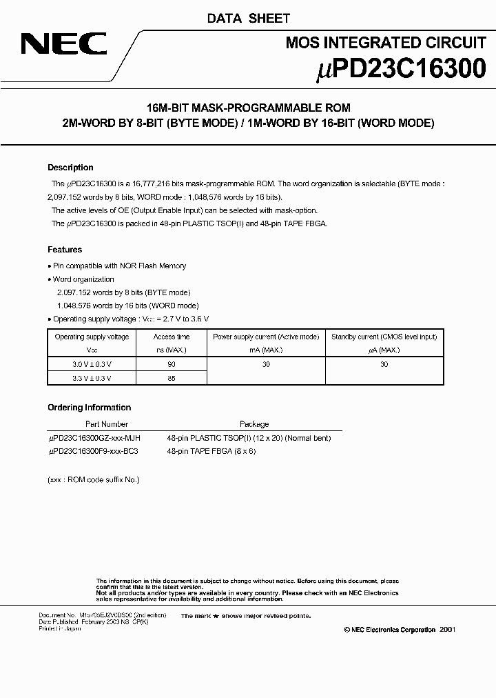 UPD23C16300GZ-XXX-MJH_1205488.PDF Datasheet