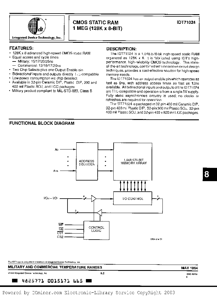 IDT71024S15P_732517.PDF Datasheet