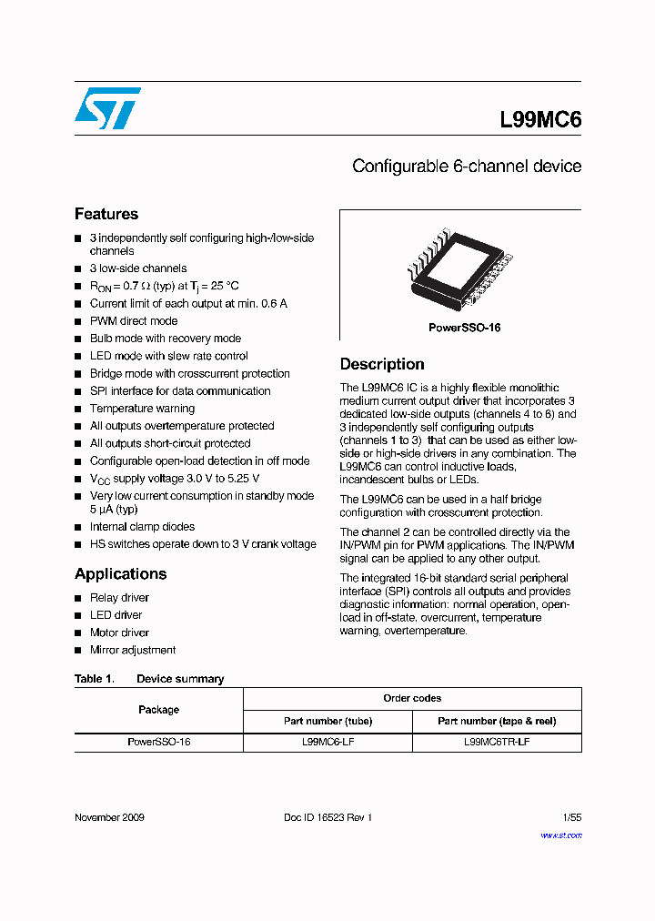 L99MC6TR_733477.PDF Datasheet