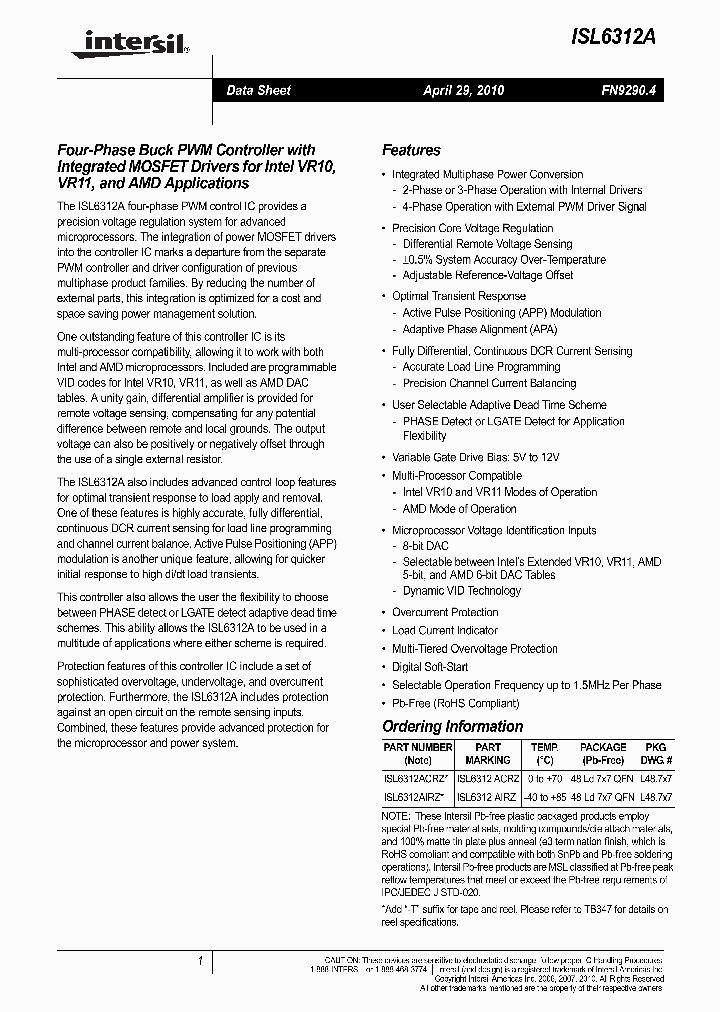 ISL6312ACRZ_1199396.PDF Datasheet