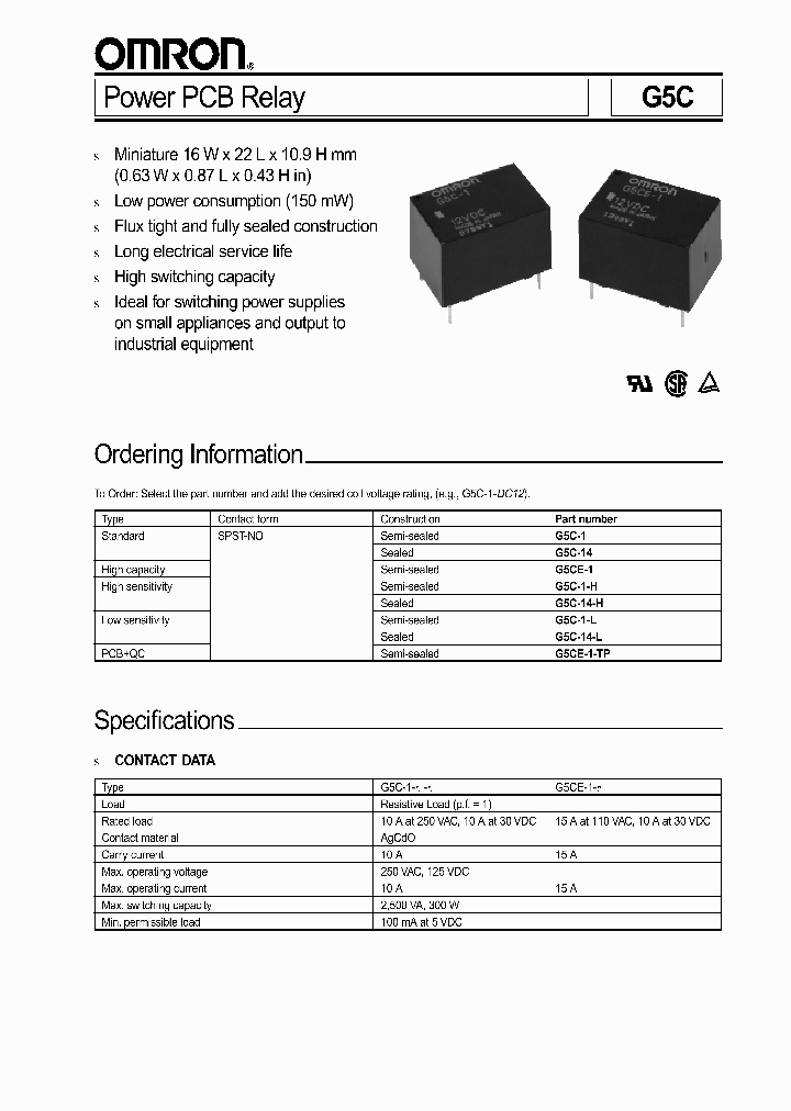 G5C-14-H_732766.PDF Datasheet