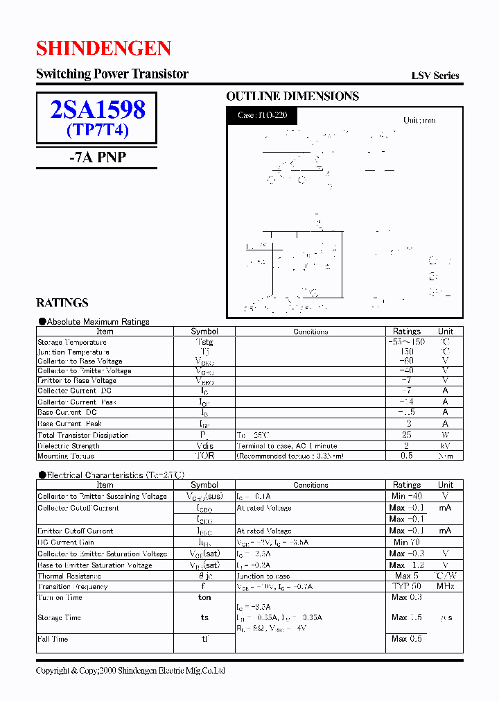 2SA1598_1225505.PDF Datasheet