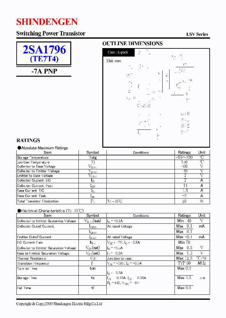 2SA1796_1225511.PDF Datasheet