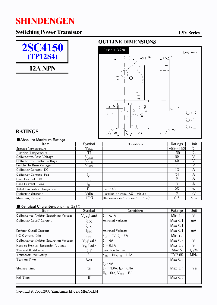2SC4150_1225909.PDF Datasheet