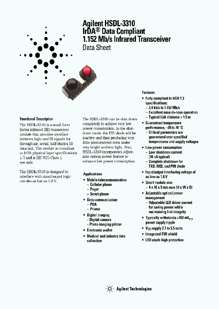 HSDL-3310_735805.PDF Datasheet