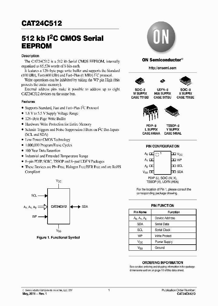 CAT24C512LI-G_1205629.PDF Datasheet