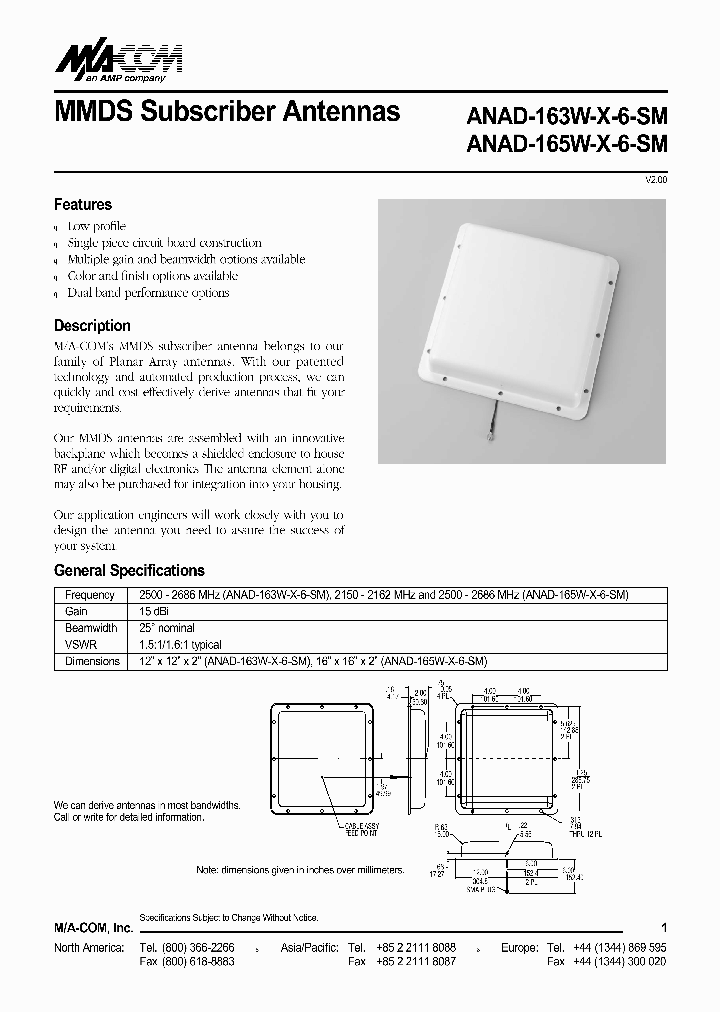 ANAD-165W-X-6-SM_735980.PDF Datasheet