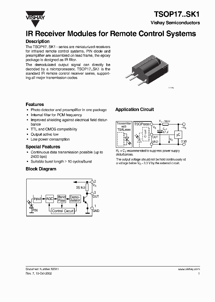 TSOP17SK1_1232734.PDF Datasheet