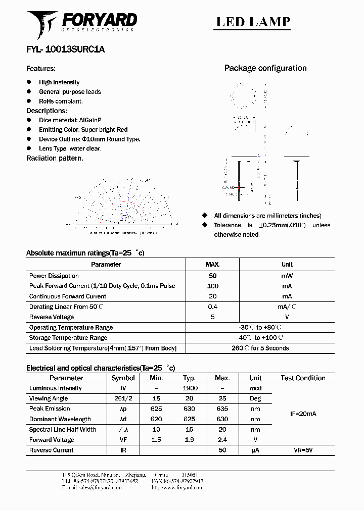FYL-10013SURC1A_1203568.PDF Datasheet