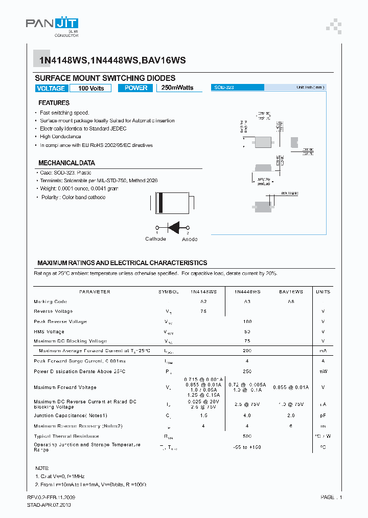 1N4148WS10_1207635.PDF Datasheet
