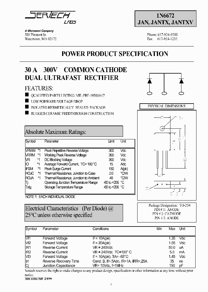1N6672_1235184.PDF Datasheet