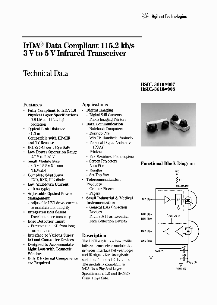 HSDL-3610_1235437.PDF Datasheet
