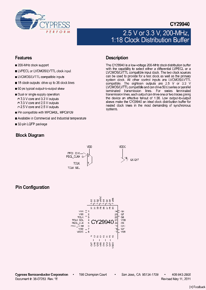 CY29940AXIT_1211186.PDF Datasheet