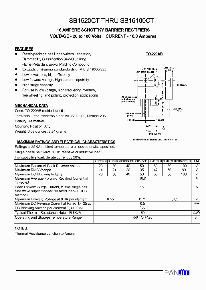 SB1680CT_1211670.PDF Datasheet