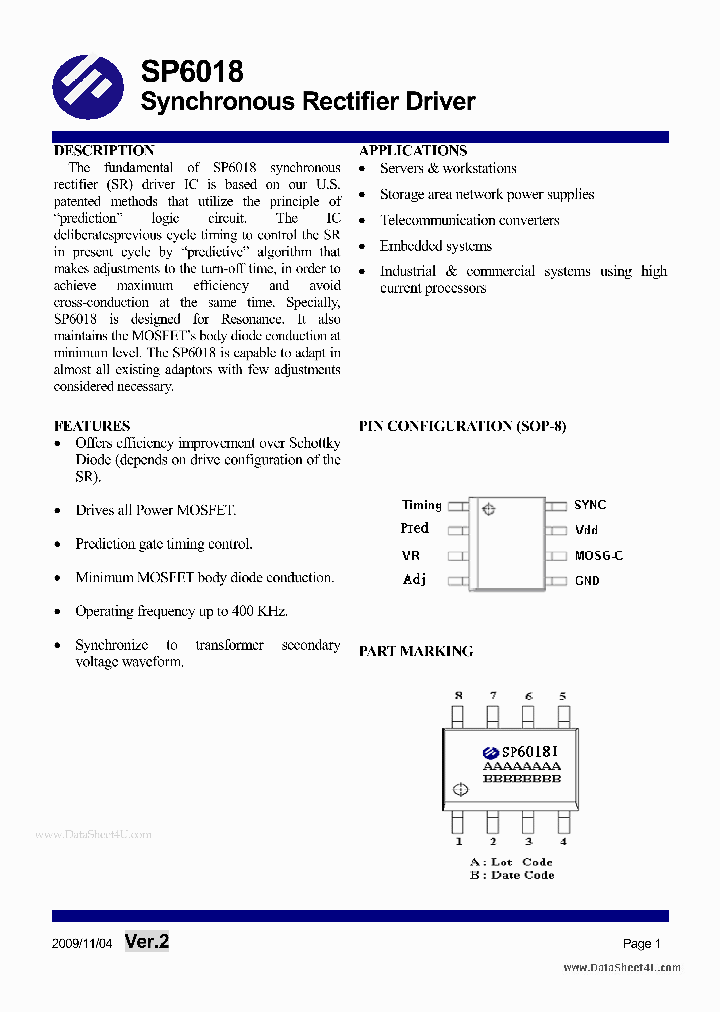 SP6018_916678.PDF Datasheet