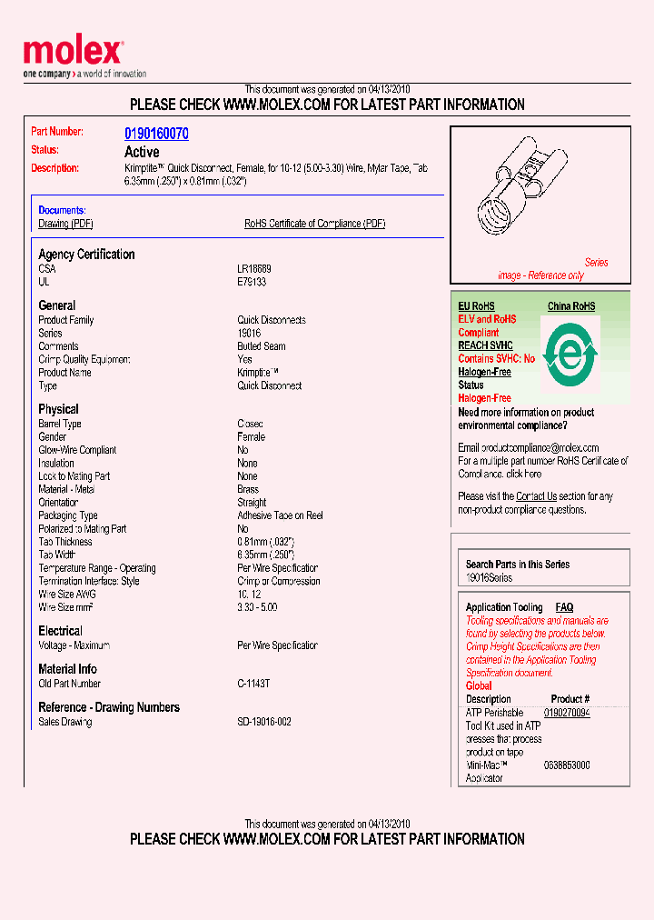 0190160070_1219966.PDF Datasheet