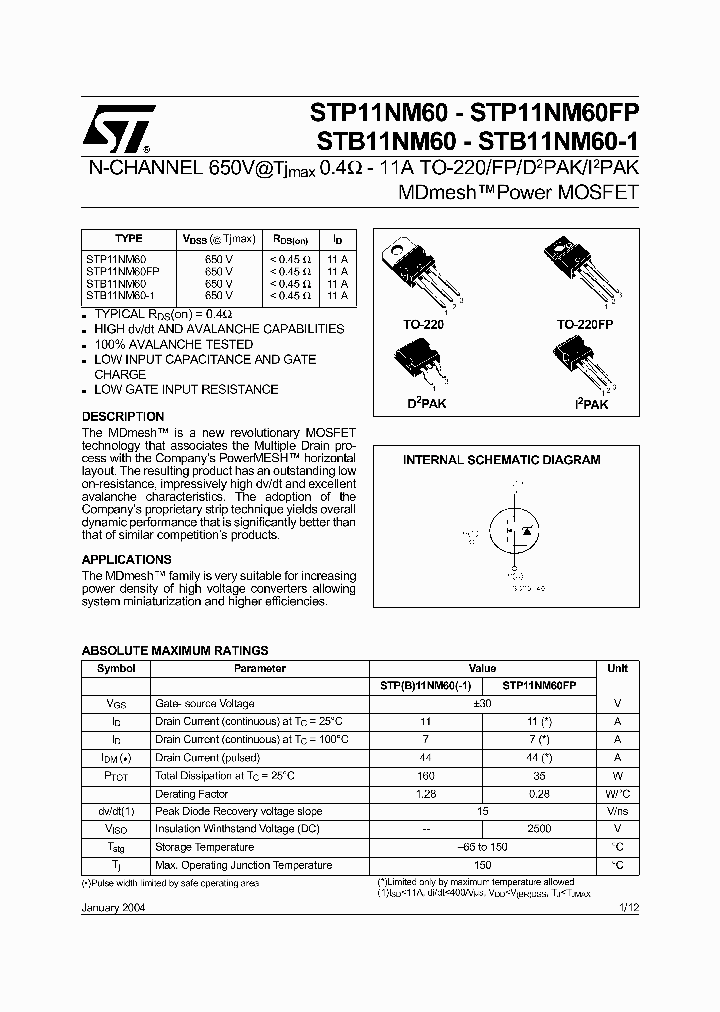 STB11NM60T4_1241827.PDF Datasheet