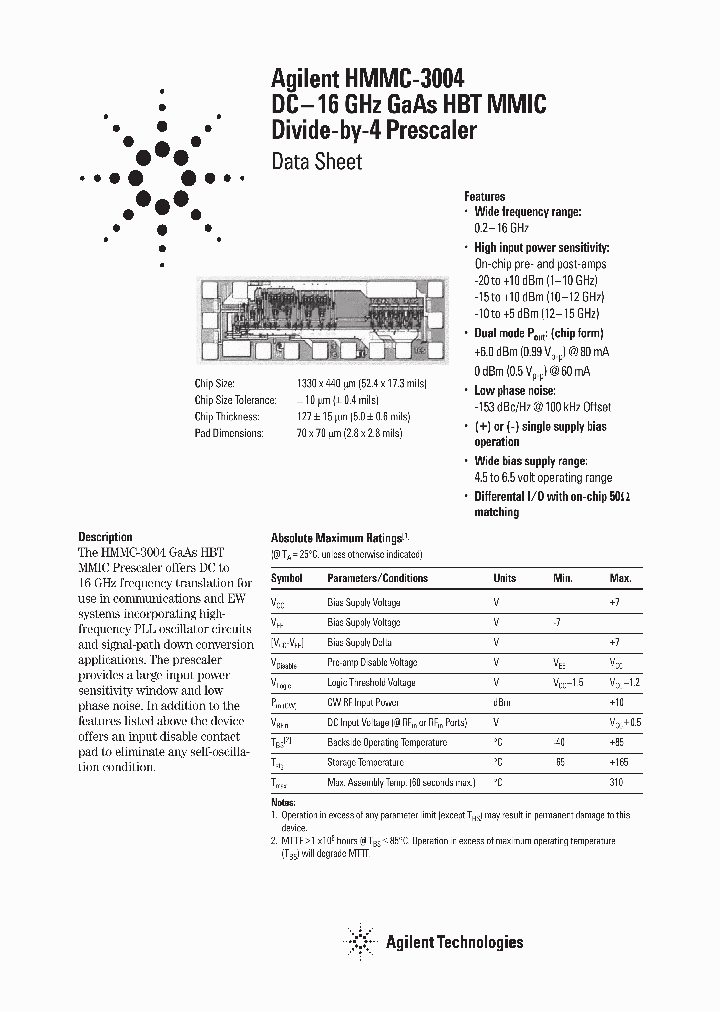 HMMC-3004_1239858.PDF Datasheet