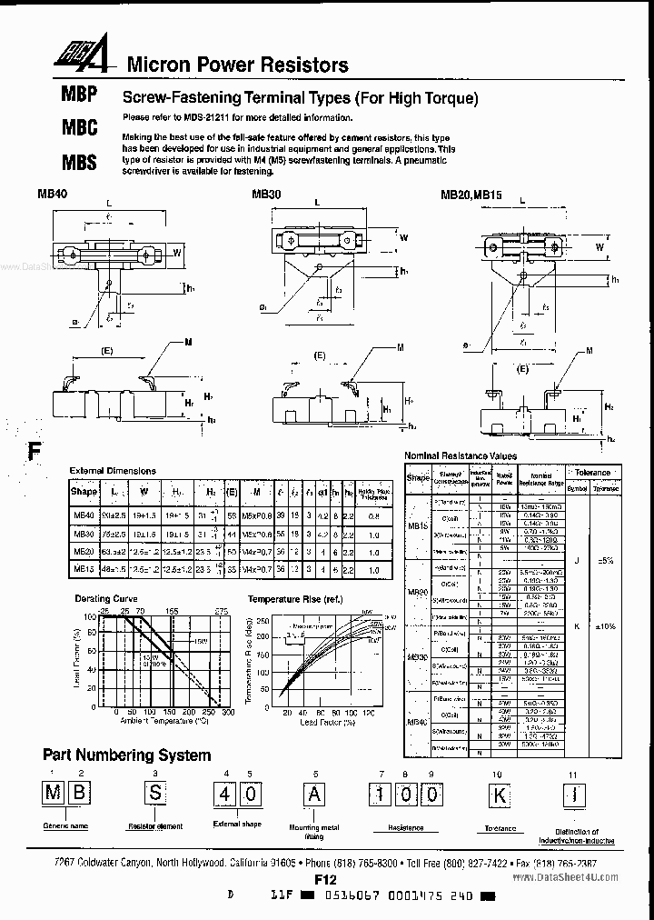 MBS10_929466.PDF Datasheet
