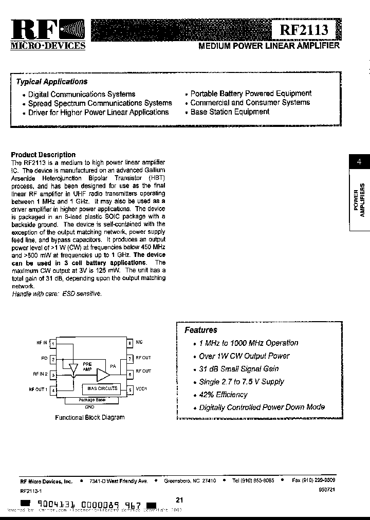 RF2113_743208.PDF Datasheet