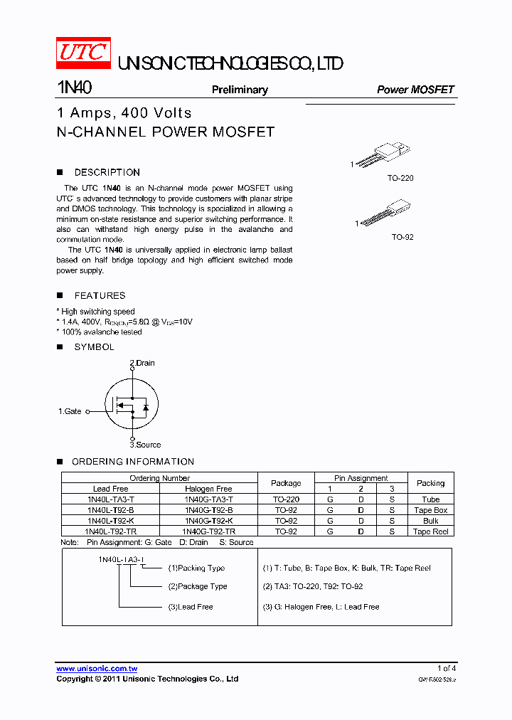 1N40_1229449.PDF Datasheet