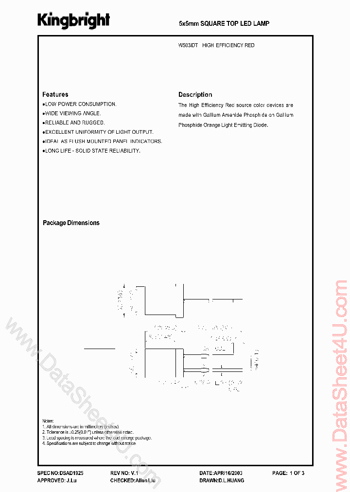 W503IDT_918937.PDF Datasheet