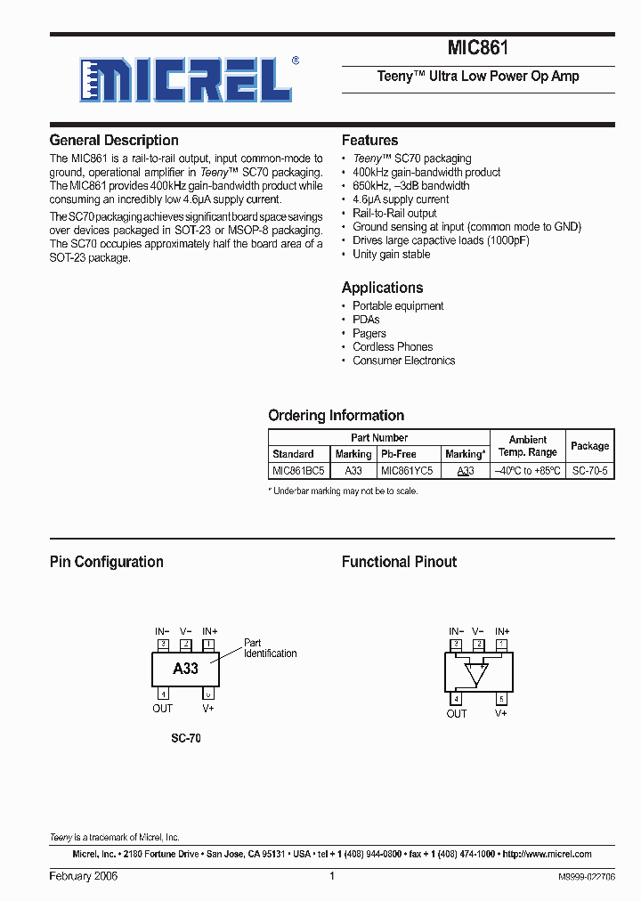 MIC861YC5_1233674.PDF Datasheet