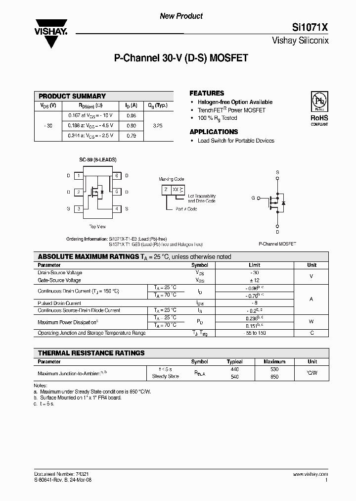 SI1071X-T1-E3_1234145.PDF Datasheet