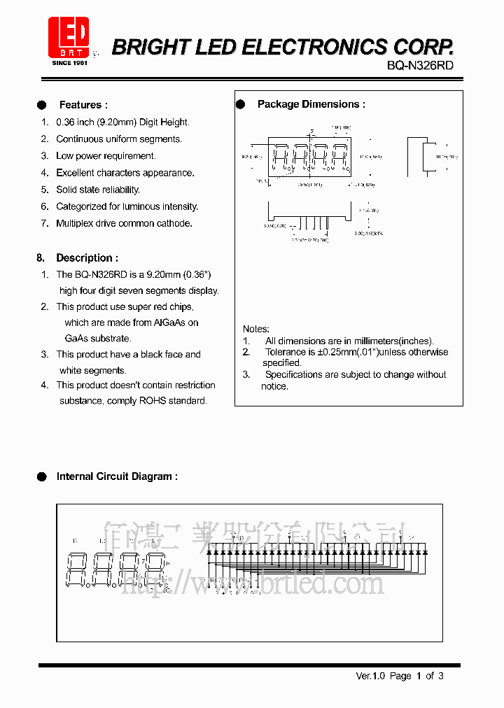 BQ-N326RD_1234376.PDF Datasheet