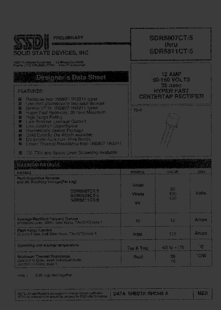 SDR5807CT5_745783.PDF Datasheet