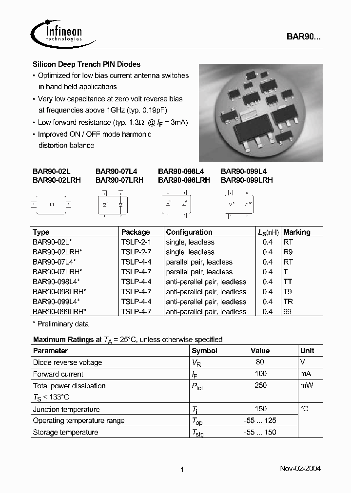 BAR90-07L4_1254411.PDF Datasheet